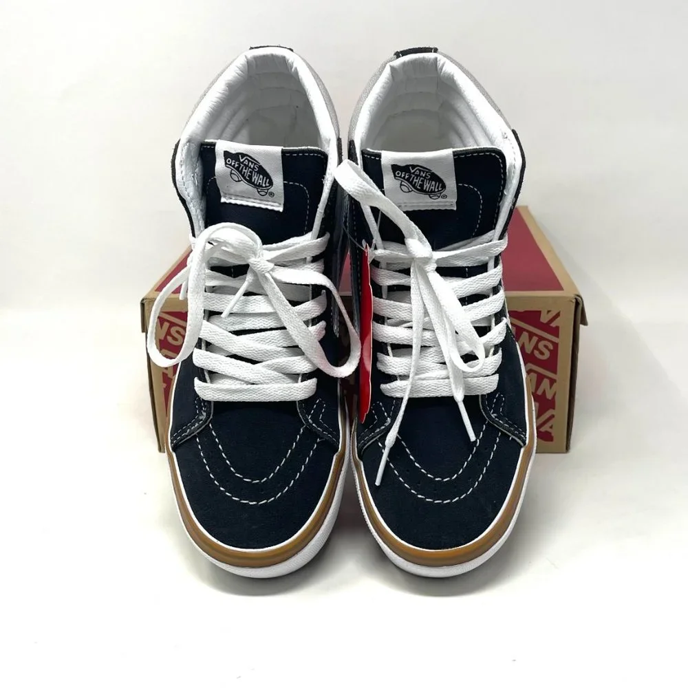 Vans Sk8 Hi Stacked Women Size Gray Black Skateboarding Suede Canvas VN0A4BTWIYP - Picture 5 of 11